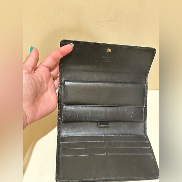 Louis Vuitton Epi Port Tresnor Black Long Wallet - Picture 9 of 14